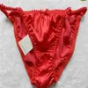 Nya fina bitar, rent 100 % siden, damsnöre Bikinitrosor Underkläder STORLEK S M L XL XXL W26 -41 L 6piece lot296z