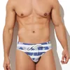 Men's Swimwear Europe Big Size Pouch Pad Dress Sexy Push Up Stripe Shorts F Plus R 230705