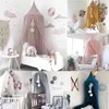 Crib Netting Baby Canopy Mosquito Net Bed Canopy Curtain Bedding Crib Netting Pink Girls Princess Play Tent for Kids Children Room Decoration 230705