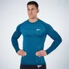 Men's T-Shirts Men Compression Quick Dry Long Sleeve Tshirt Gym Fitness Training Shirt Male Running Jogging Sports Workout Tight Tees Tops J230705