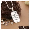 Pendant Necklaces Arrival The Love Between A Mother Daughter Is Letters For Women Family Fashion Jewelry Drop Delivery Pendants Dhkpe