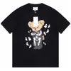 T-shirt da uomo firmate da uomo stampate a fumetti da uomo, da donna, a maniche corte, a maniche corte, moda casual, Z25I