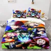 Nouveau Anime My Hero Academy ensemble de literie personnages d'anime ensemble de housse de couette 3d ensemble de lit reine King Size enfants garçons Textile de maison