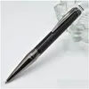 ゲルペン yamalang 高品質ブラックグレーボールペンローラーボールペンクリスタル本社文具プロモーションボールペン Busi Dhqb6