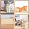 Kedi mobilya çizikler kedi çizicisi sisal mat tahta kedi çizik keskinleştirme tırnakları kazıyıcı kedi ağacı kedi çizme sonrası kanepe paspaslar mobilya koruyucusu 230704