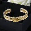 20 스타일 프리미엄 럭셔리 편지 CCity Bangle Designer Fine Jewelry Classic Classic Gold Bracelet C 로고 커플 Charm Bracelets 5215634