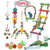 Combinação de outros suprimentos para pássaros Brinquedos para papagaios Acessórios Artigos Bite Pet Brinquedo para treinamento Balanço Bola Sino em pé 230704