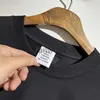 Męskie koszulki niebieskie nadruk Onle Vetements Tshirt Men Mężczyzny ciężki tkaninę bawełniany ponadprzeciętny VTM TEE TEE klasyczny czarny biały top J230705