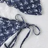 Designer-Bikinis für Damen, zweiteilige Bademode, Sets, sexy Badeanzüge, Buchstaben, Strandmode, Badeanzüge mit niedriger Taille, Neckholder-Badeanzüge