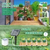 Pulvérisateurs panneau solaire alimenté fontaine d'eau piscine étang jardin arroseur pulvérisateur avec pompe amp têtes Aquarium fontaine 230704