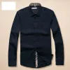 Lyxdesigners Herrklänningsskjortor Casual Herr Långärmad märke Bomullsskjorta Herr Plus Size Slim Fit Homme Asiatisk storlek M-3XL 722269175