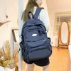 Mochila de desenho animado simples e fofa para estudante, moda, colegial, colegial