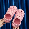 Slippers Paar Zachte Dikke Strand Platform Vrouwen Outdoor Dual Purpose Badkamer Slides Zomer Muilezels Buiten EVA Mode Heren Schoenen