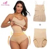 Lover Beauty Women Waist Trainer Tummy Shaper Slimming Faja High Waist Bodysuit Shapewear Seamless Control Girdle Corset Pants Y20220w