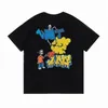 Heren T-shirts mode Luxurys Offes Kleding Heren Tee Shirts en Dames Losse Tees Tops Man Casual Street Graffiti Shirt Sweatshirtoff T-shirts Offs Wit Oversized G7