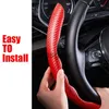 Coprivolanti 38 cm 1 paio di pellicce in fibra di carbonio Look universale per auto invernale Coprivolante Booster Antiscivolo Accessori per la decorazione di interni auto x0705