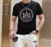 Мужские футболки S6XL Tshirt Anime Men's Summer's Casual Cround Right Sheam Designer Designer Prostone Fashion Sports J230705