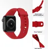 Yumuşak Silikon İzle Band Spor Iwatch Serisi için Akıllı Kayışlar 8 7 6 5 4 3 2 1 SE Apple Watch Band 40mm 38mm 42mm 41mm 45mm 49mm için yedek bileklikler