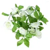 Decorative Flowers Garland Wedding Decoration Home Po Props Artificial Flower Vine Fake Rose