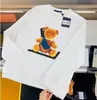 designer Barn Streetwear Luvtröjor Pojkar Flickor Unisex sweatshirts Mode Alfabettryck Tryckt Pullover Baby Barn Fritidskläder toppar svart vit AAA dhgate