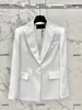 women designer blazer high quality lady suit Size S-L 2pcs Single button lapel long sleeved suit and hot diamond shorts July03