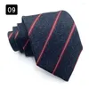 Muszki męskie krawaty 8cm moda biznesowa formalne ślubne jedwabne paski krata czeki koszula pod szyją akcesoria do sukni krawat krawat
