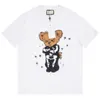 T-shirts pour hommes designer dessin animé imprimé hommes femmes lâche mode décontractée à manches courtes tee Z25I