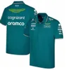 Męskie koszulki polo 2023 Aston Martin Aramco Cognizant F1 Oficjalna koszulka polo zespołu Letnia męska dorywczo szybkoschnąca koszulka z krótkim rękawem Rozmiar S-5XL Letni top