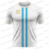 Outdoor T-Shirts Argentina Flag Black Gold DIY Football Shirt Custom Name Sports Neck Short Sleeve Jersey Fitness Running Hiking GYM Training Top 230704