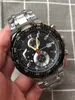 Horloges Modeontwerper Hoogwaardig herenhorloge 42 mm saffier roestvrij stalen horlogeband Wit Zwart Blauw wijzerplaathorloge