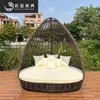 Camp Furniture Outdoor Garden Courtyard Rattan Bird's Nest Waterproof And Sunscreen Creative Lying Bed