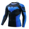 T-shirts pour hommes 2022 New Nightwing 3D Imprimé T-shirts Hommes À Manches Longues Cosplay Come Fitness Vêtements Homme Tops Halloween Comes For Men Pri J230705