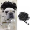 Hond Kleding Huisdier Pruiken Cosplay Props COS Grappige Honden Katten Cross-Dressing Haar Hoed Hoofd Accessoires Voor Halloowen kerst Huisdieren Levert