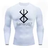 Men's T-Shirts Compression Shirt Men's Running TShirt Sun Protection Second Skin Long Sleeve Gym Sweat Sports Top Black Workout Sportswear 4XL J230705