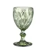 300ml Colorful Wine Glass Vintage European Style Water Cup Reuseable Heat Resisting Goblets For Travel Party Celebrations