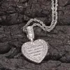 Collier avec pendentif en forme de cœur avec Photo personnalisée, bijoux pour femmes et hommes, cadeau de Couple amoureux