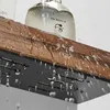 Cestini portaoggetti Organizzatore per mensole per bagno Scaffale per doccia Mensole angolari in legno massello Porta shampoo per WC a parete Cucina 230705