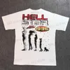 Herr t-shirts sommar ny t-shirt mode kreativ satsning tryck högkvalitativ bomulls andning t-shirt män kvinnor topp tee t240516