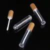 5ml Bamboo Lip Gloss Tube Makeup Bottle Cosmetic Eyeliner Tubo per ciglia Contenitore riutilizzabile Spedizione veloce F3268 Pwdvj