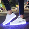 Sneakers Taglia 3041 Sneakers luminose per bambini Ragazzi Ragazze Scarpe luminose con suola illuminata Pantofole a led illuminate per bambini con ricarica USB 230705