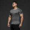 T-shirts pour hommes Mens Run Jogging Sports Tshirt Hommes Gym Fitness Bodybuilding T-shirt à manches courtes Homme Workout Training Tee Tops Vêtements J230705