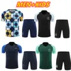 2023 Algeria tracksuit MAHREZ Short sleeved shorts soccer Jerseys Algerie BOUNEDJAH Survetement foot FEGHOUL 23 24 Men Kids sportswear football training suit