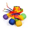 Balloon Hand Throw Ribbon Sandbag Meteor Ball Toss Game Outdoor Sports Training Toys Kids Educational Learning Development Gift 230704