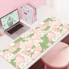 Outros Home Garden Floral Grande Mousepad Kawaii Pink Desk Pad XXL Big Anime Computer Mat Cute Office Suprimentos para Decoração Feminina 230705