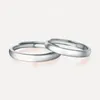 Couples ring Men's and women's simple fashion light luxury adjustable ring