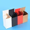 Gift Wrap 100pcs Red White Black Kraft Paper Lipstick Essential oil Box Dropper Bottle Cosmetics Gift paper Box Mini Cardboard Boxes 230704