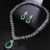 Collares colgantes EmmayaZircons Shiny Cubic Zirconia Vestido de noche Conjunto de joyas para mujer Moda Accesorios de boda nupcial Z230706