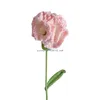 Dekoracyjne Kwiaty Ręcznie Dzianiny Goździk Ręcznie Robiony Na Szydełku Kwiat Walentynki Prezent Ślubny Matki