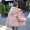 Women's Trench Coats Nice Winter Basic Puffer Jacket Women Solid Parka Plus Size Hooded Thick Stand Collar Cotton Padded Casual Vetement