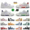 Top Designer Low Platform Sneaker Virgil Trainer Casual Chaussures Cuir de veau Abloh Blanc Vert Rouge Bleu Lettre Superpositions Dhgate OG Sneakers Taille 36-45